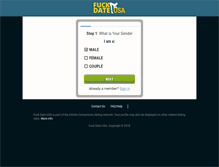 Tablet Screenshot of fuckdateusa.com